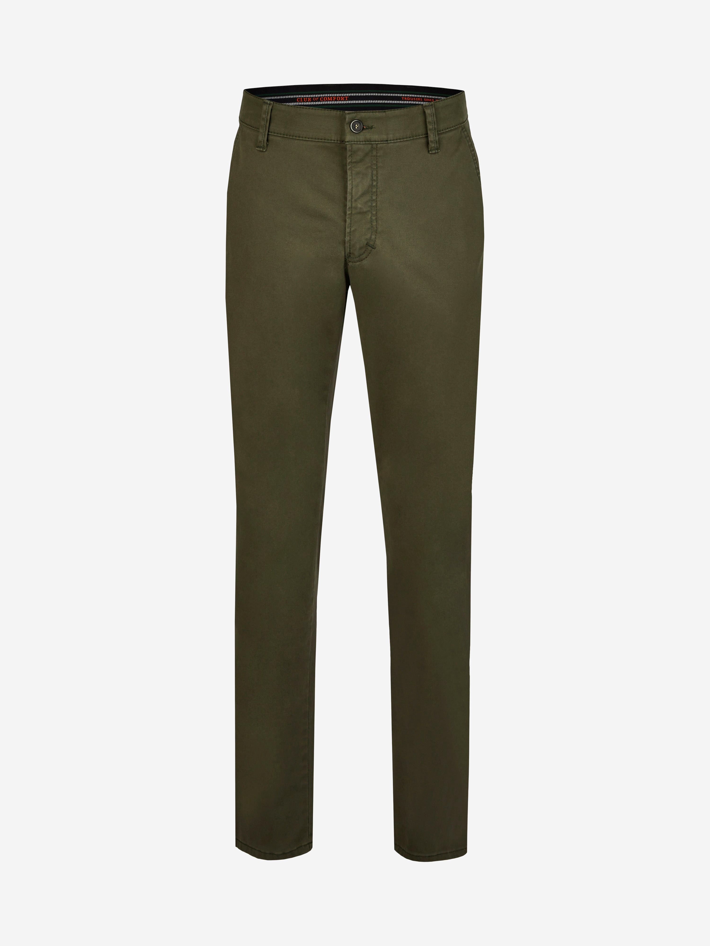 Chinohose Chino/Flat Front Hose GARVEY 6421 - khaki dunkel - Herrenhose - 50