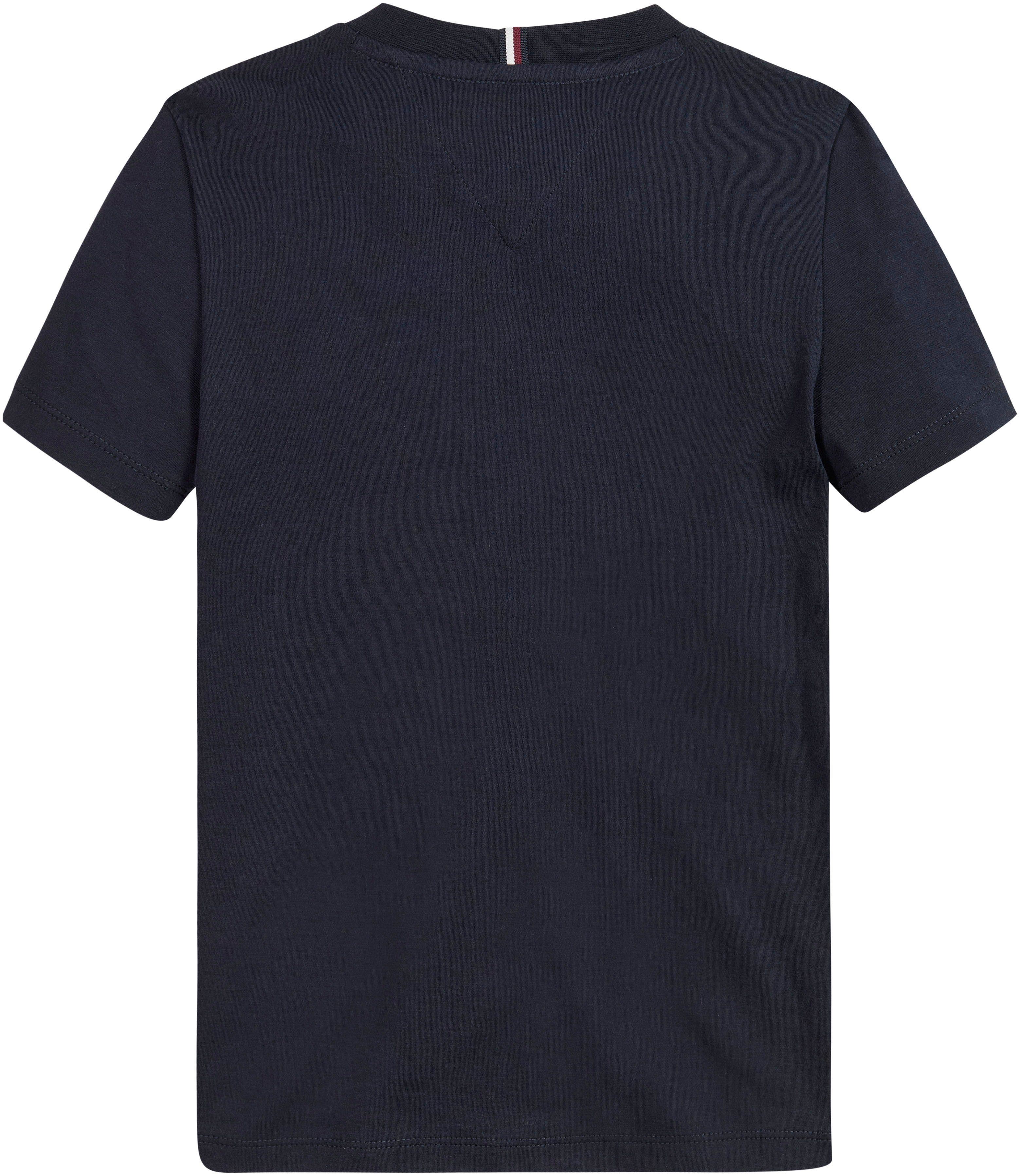 Hilfiger Desert_Sky Hilfiger TEE T-Shirt LOGO Tommy S/S Print mit Statement HILFIGER