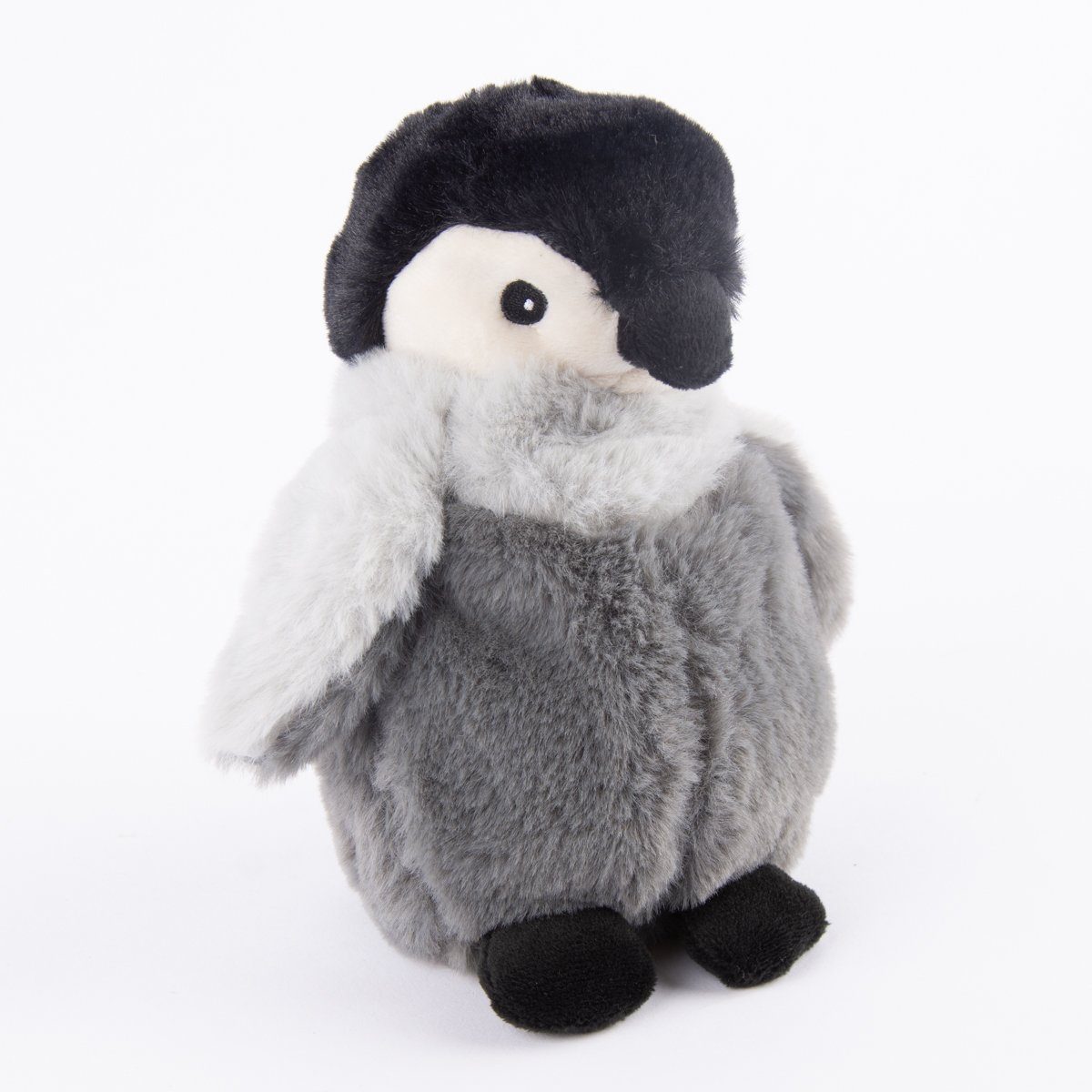 Warmies® Dekokissen Warmies Mini Wärmestofftier Baby Pingugrau weiß schwarz Hirse-Lavende