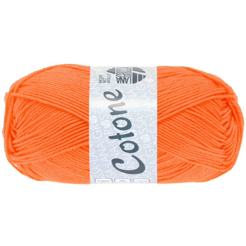 LANA GROSSA COTONE Häkelwolle, 125 m (vielseitiges Baumwoll-Basicgarn), 50 g