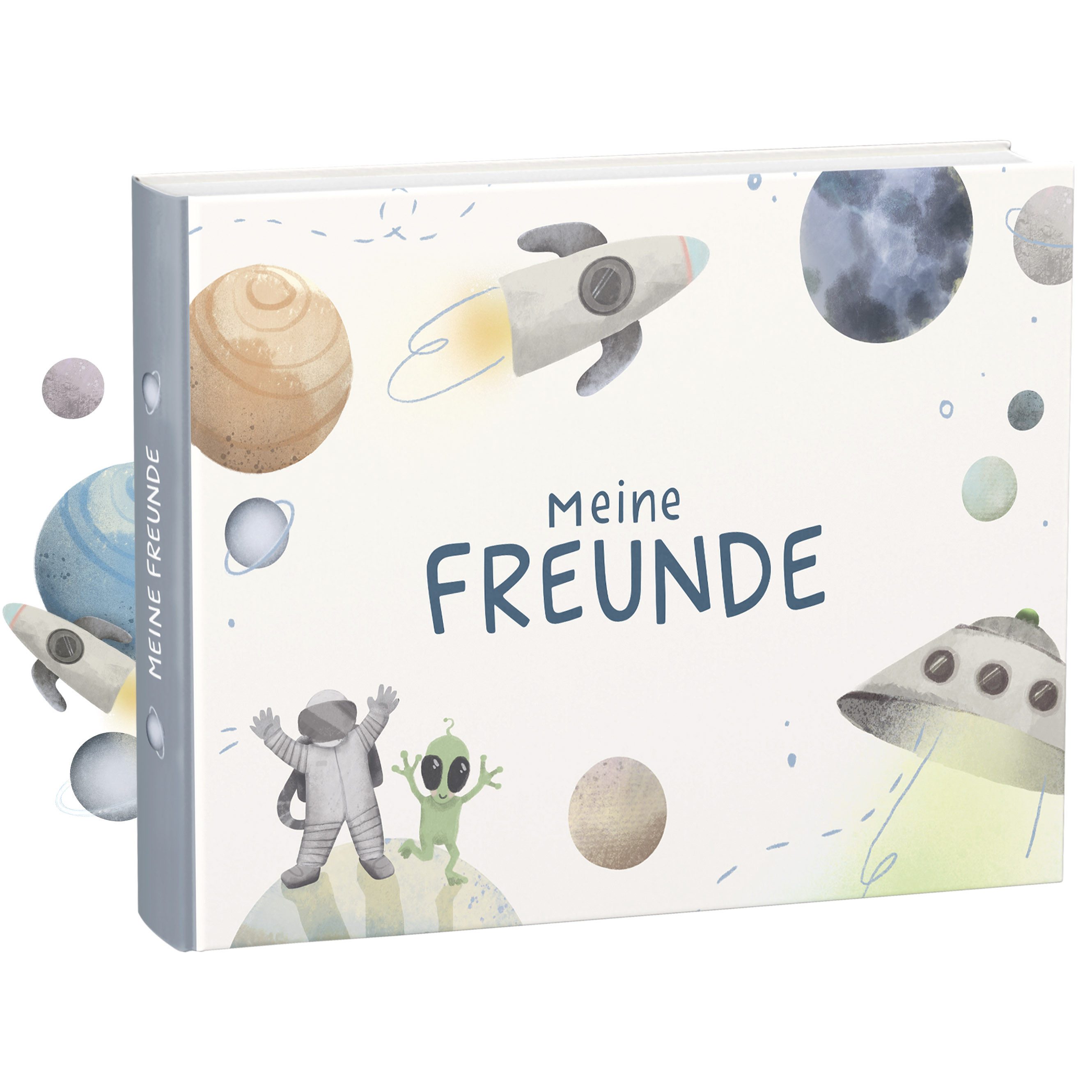 mintkind Freundebuch Freundebuch Grundschule - Erinnerungsbuch für Jungen 80 Seiten