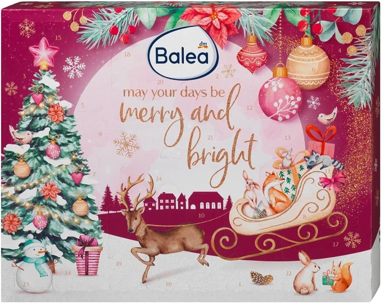 Balea Frauen Balea Adventskalender 2023 Beauty Adventskalender befüllbarer