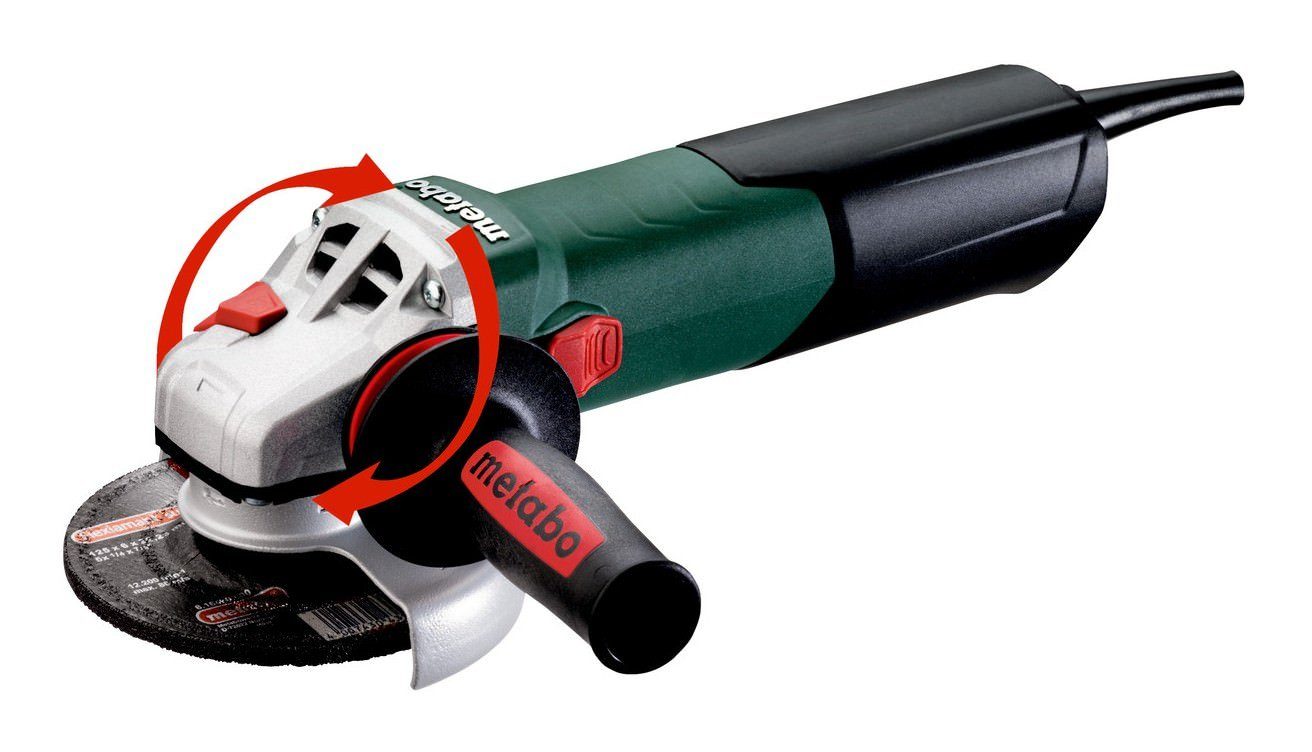metabo Winkelschleifer WE 17-125 Quick, max. 11000 U/min, Im Karton