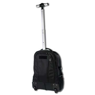 Travel N Meet Reisetasche Travel N Meet 2in1 Trolley Reisetasche (Businessrucksack), Herren Businessrucksack, Reisetasche Polyester, schwarz ca. 50cm hoch