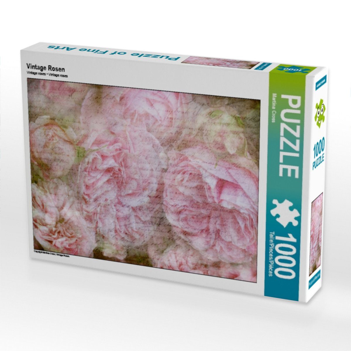 Bild cm 1000 Puzzle Cross, Puzzle Martina Lege-Größe 64 von 48 Vintage x Teile Foto-Puzzle CALVENDO 1000 CALVENDO Puzzleteile Rosen