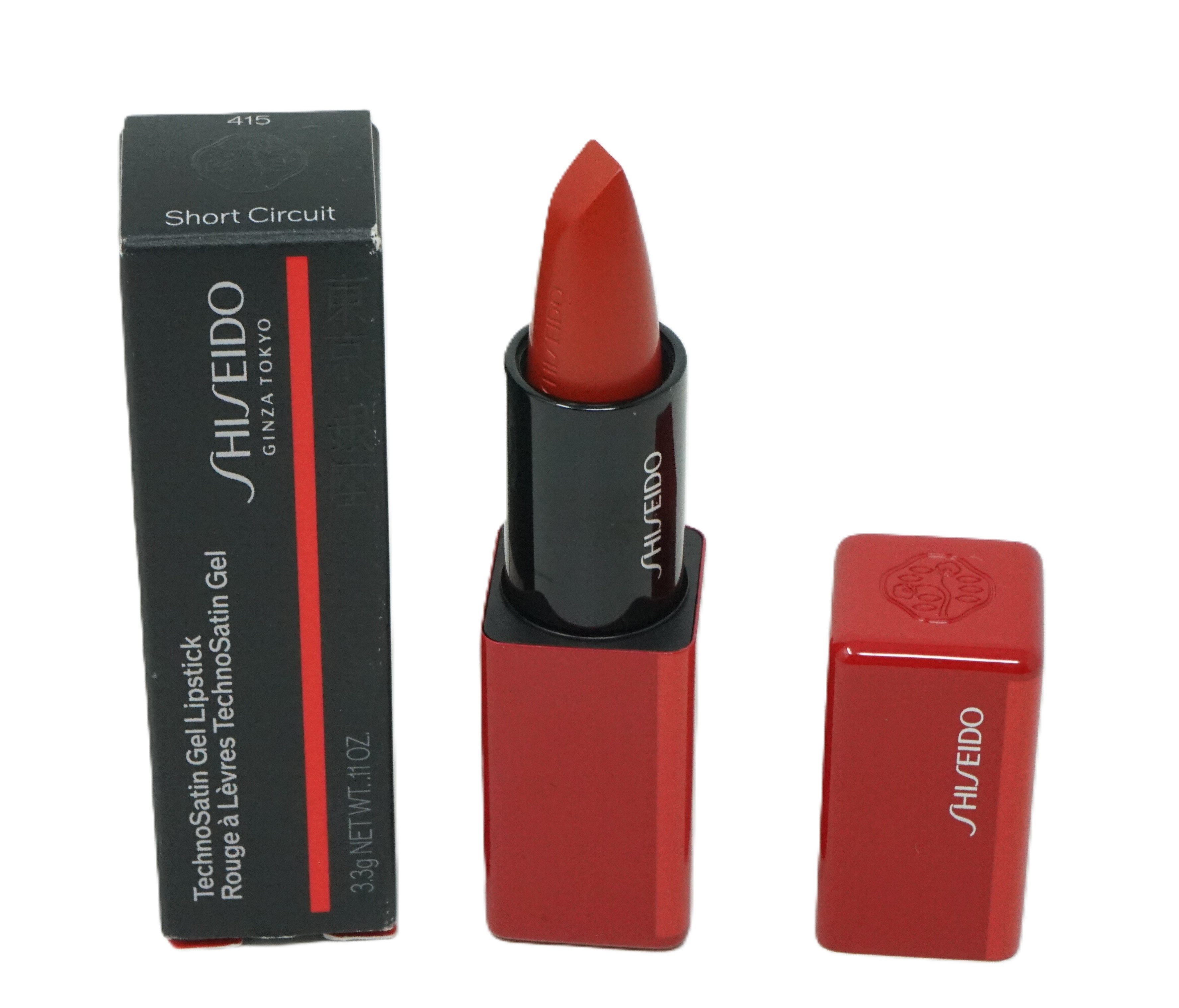 SHISEIDO Lippenstift Shiseido TechnoSatin Gel Lipstick 415 Short Circuit 3,3g