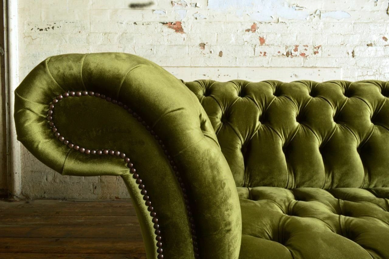Chesterfield-Sofa, Sofa Garnitur Sitz Luxus JVmoebel Couch Polster Leder Chesterfield Design
