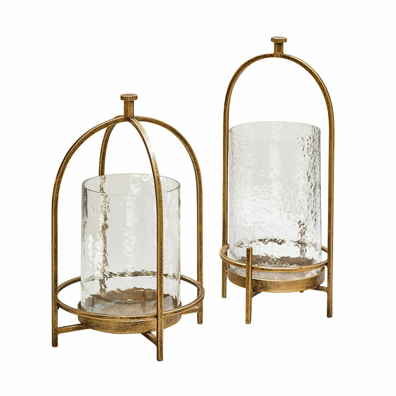 Mirabeau Windlicht Windlicht 2er Set Biserre antikgold (2er Set, 2er Set)
