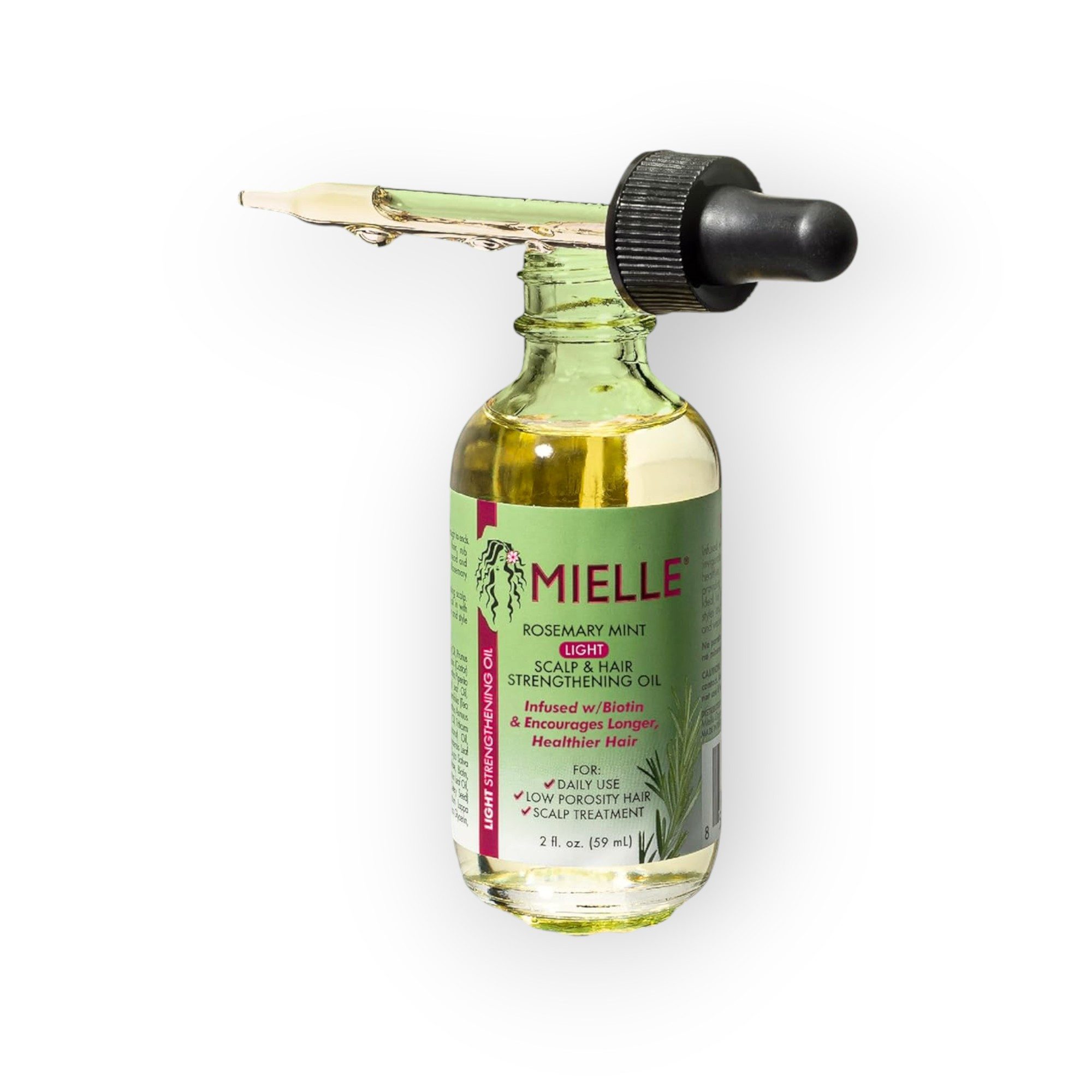 Mielle Haaröl Mielle Rosmarinöl Light Version, Packung, fördert Haarwachstum, beruhigt Trockenheit