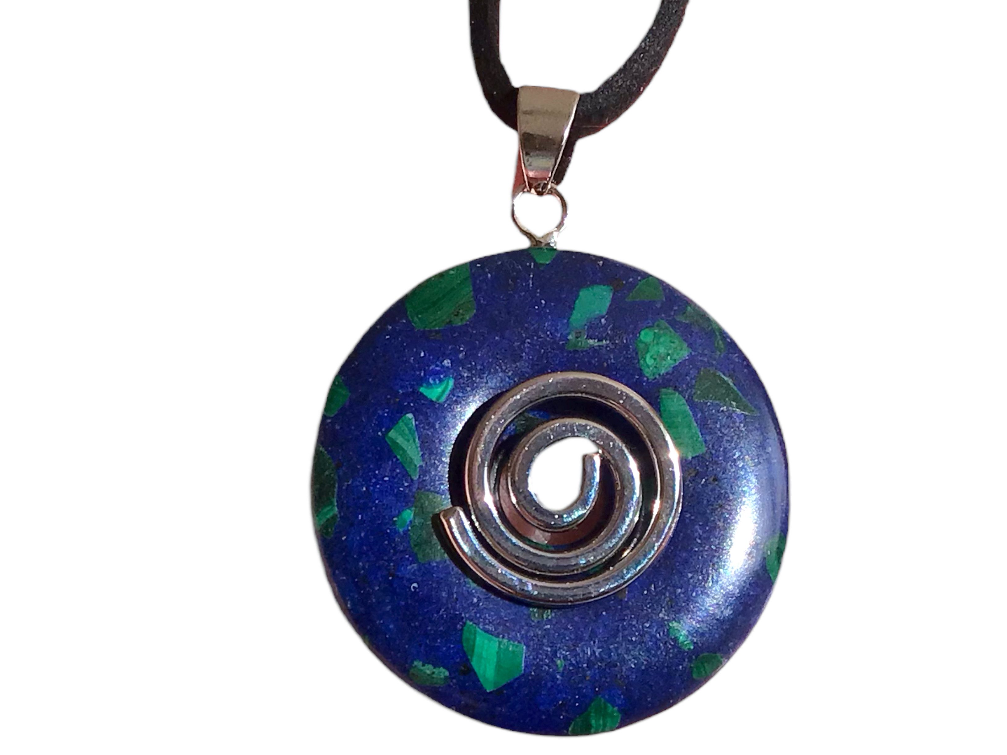 Steinfixx® Lange Kette echter Edelsteindonut 30 günstig online kaufen