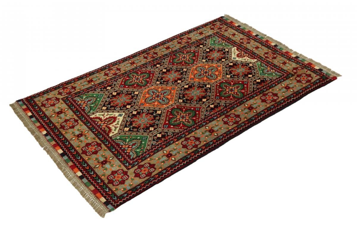 mm Handgeknüpfter Höhe: Nain Mauri Orientteppich, rechteckig, 6 99x149 Afghan Trading, Orientteppich