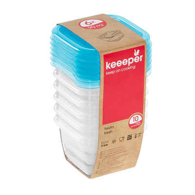 keeeper Frischhaltedose 3066963200000, Set von Lebensmittelbehältern 6x90 ml Fredo Fresh