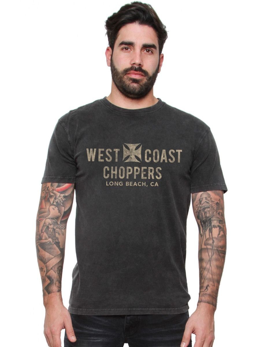 Adult T-Shirt West Eagle Choppers Coast Vintage Herren T-Shirt Coast West Choppers