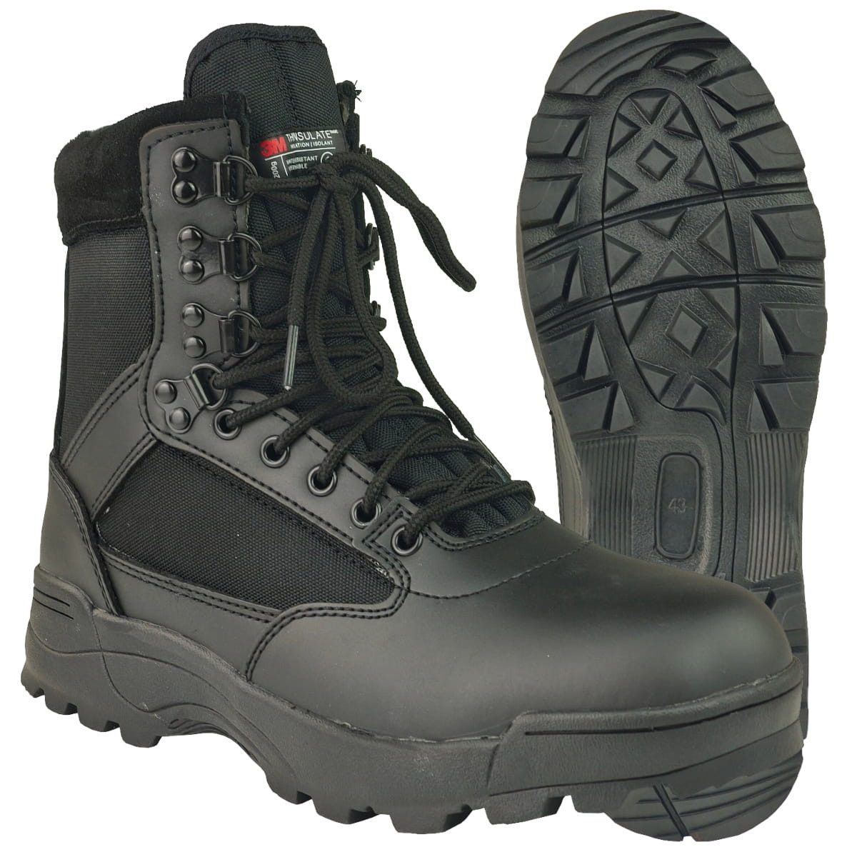 BWuM BWuM Tactical Einsatzstiefel mit Zipper Stiefel