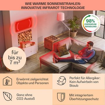 Klarstein Heizkörper Wonderwall Air Art Smart, elektrische Infrarot Wandheizung Thermostat Bild Heizung elektrisch