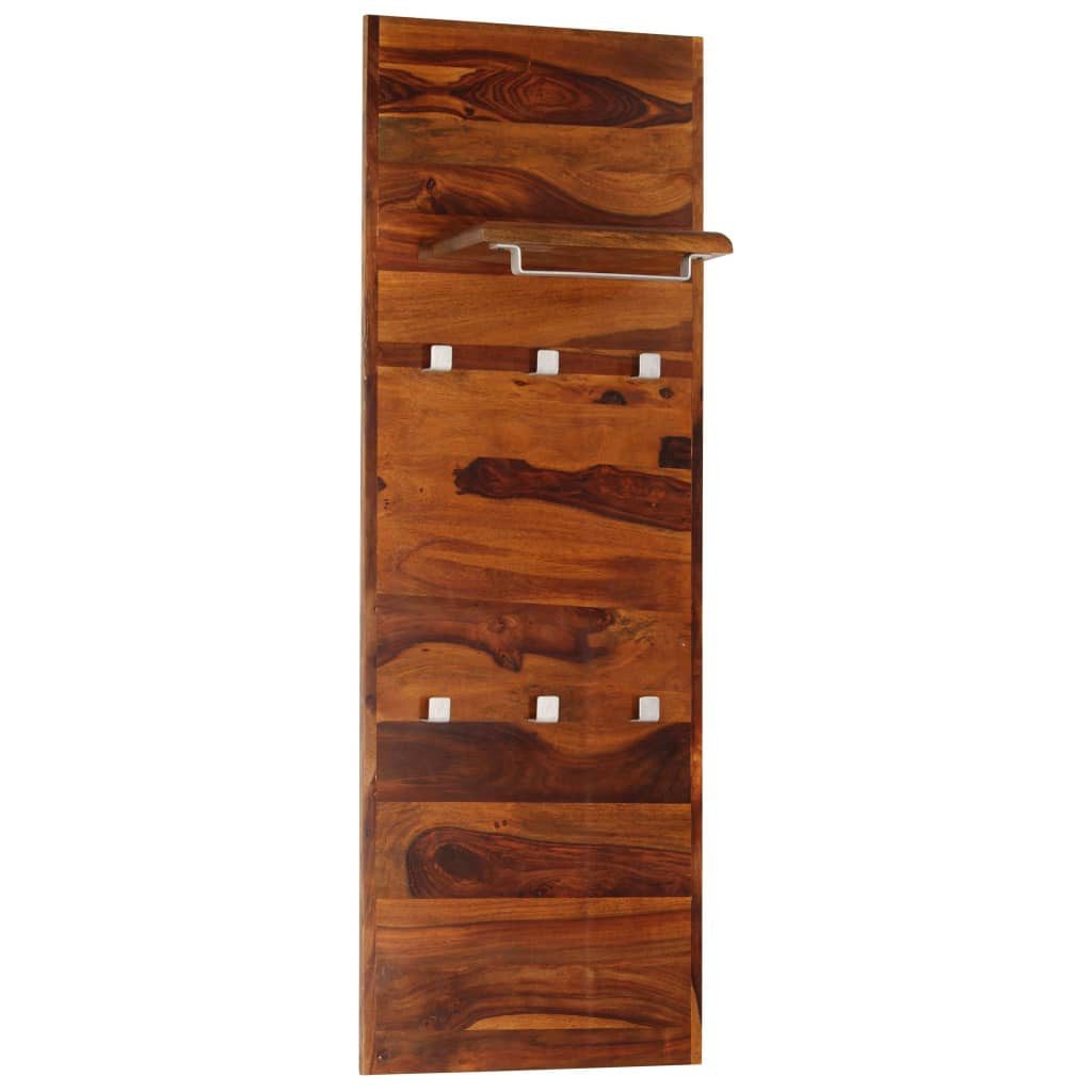 vidaXL Вешалки Wandgarderobe Massivholz 118×40 cm
