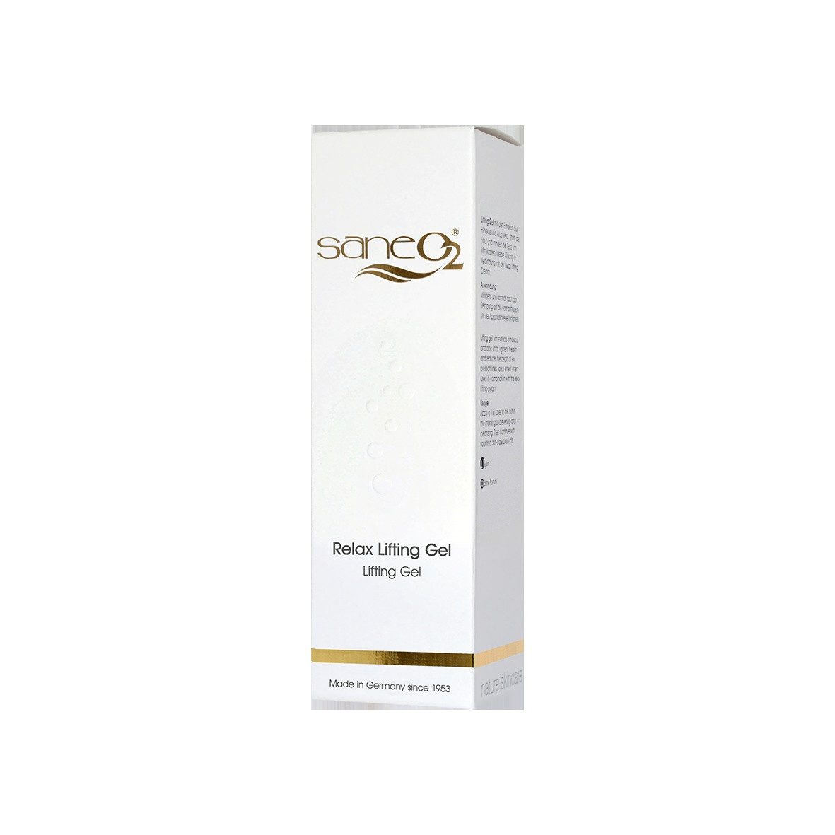 GW Nature Cosmetic Anti-Falten-Serum SaneO2® Relax Lifting Gel 30 ml - Antifaltenserum, Sofortiger Lifting-Effekt mit Hibiskus & AOO