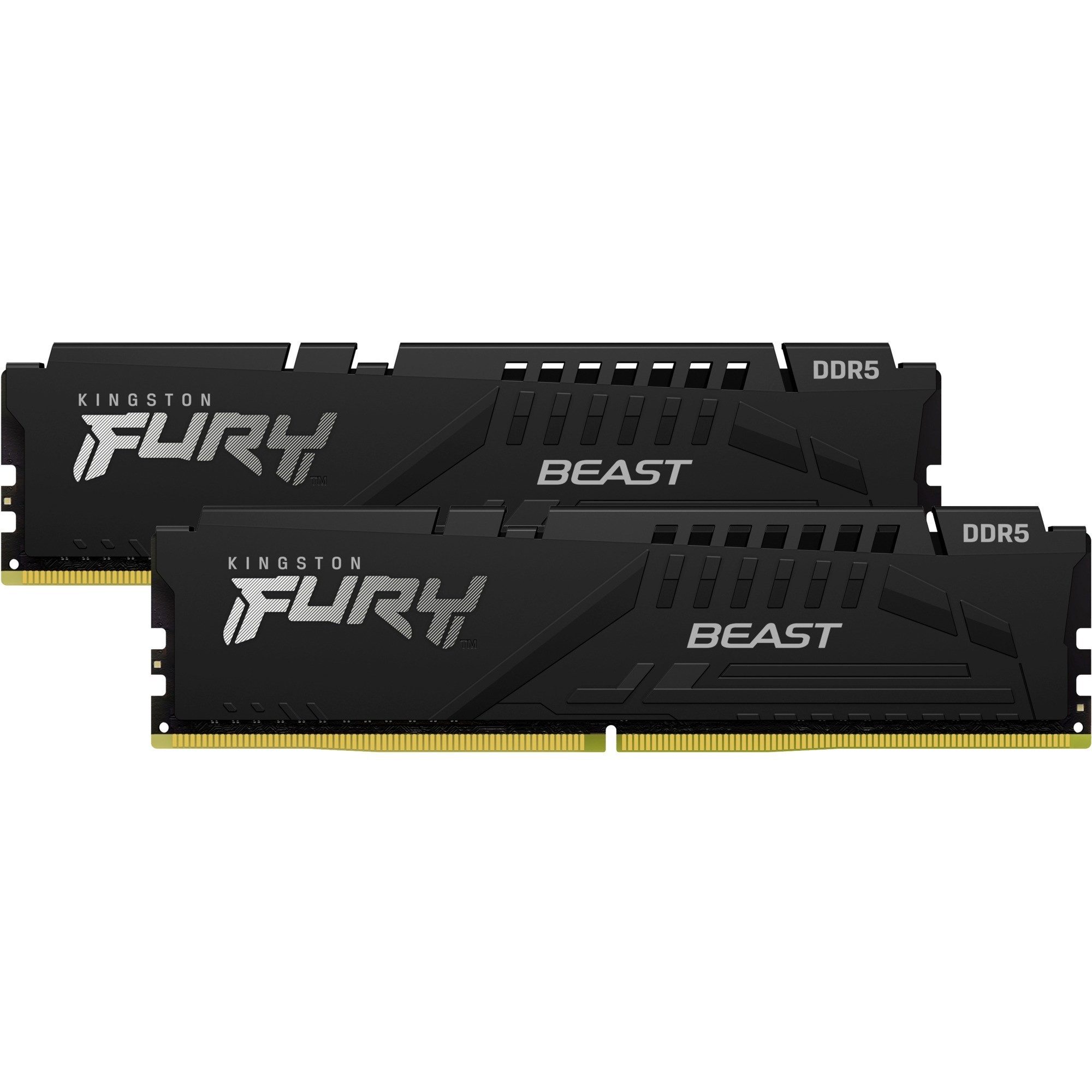 Kingston FURY Beast RGB 16GB RAM DDR5-5200 (2x8GB) Dual-Channel Kit CL40 PC-Arbeitsspeicher (CL40 (40-40-40) 5200 MHz (PC5-41600) On-die ECC)