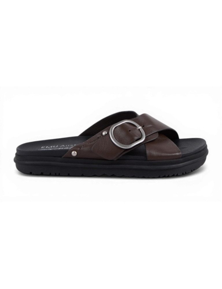 Emu Australia Ebony (Leder) braun/schwarz Damen Sandale