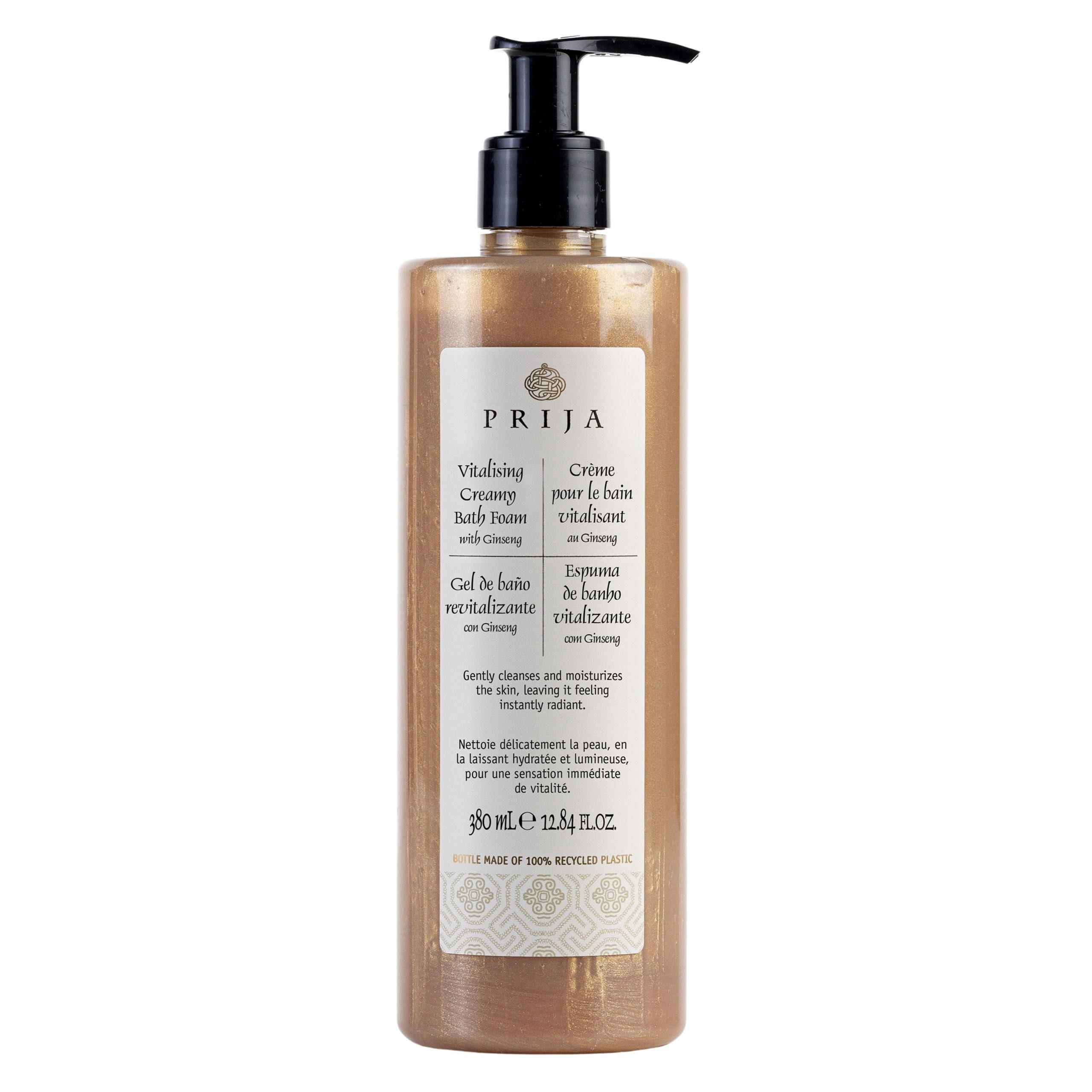 PRIJA Duschgel PRIJA Nährendes Badeöl mit Goldpartikeln und Ginseng, vegan