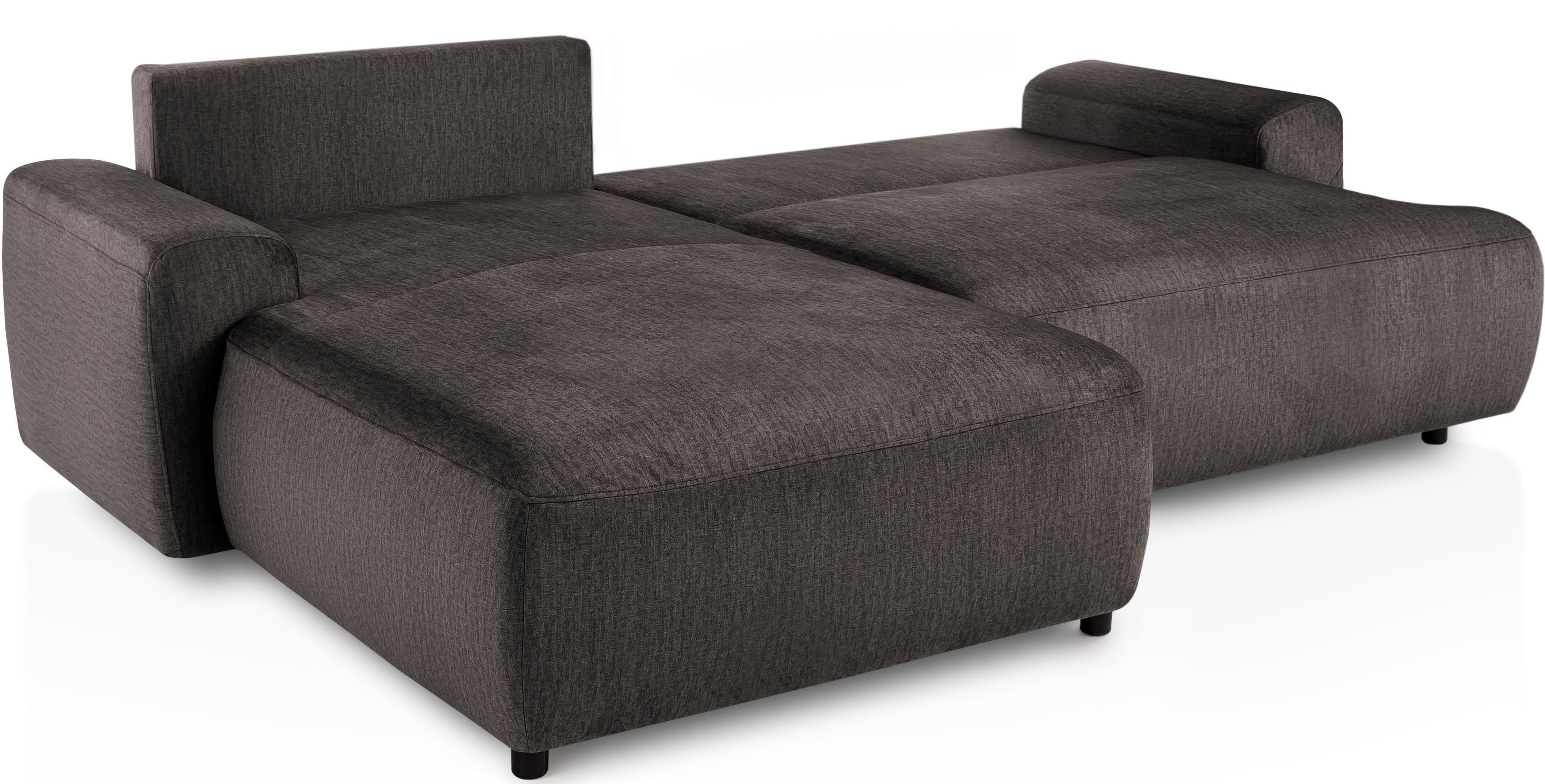 exxpo - sofa fashion Ecksofa, inklusive Bettfunktion, Bettkasten, Zier- und  Rückenkissen