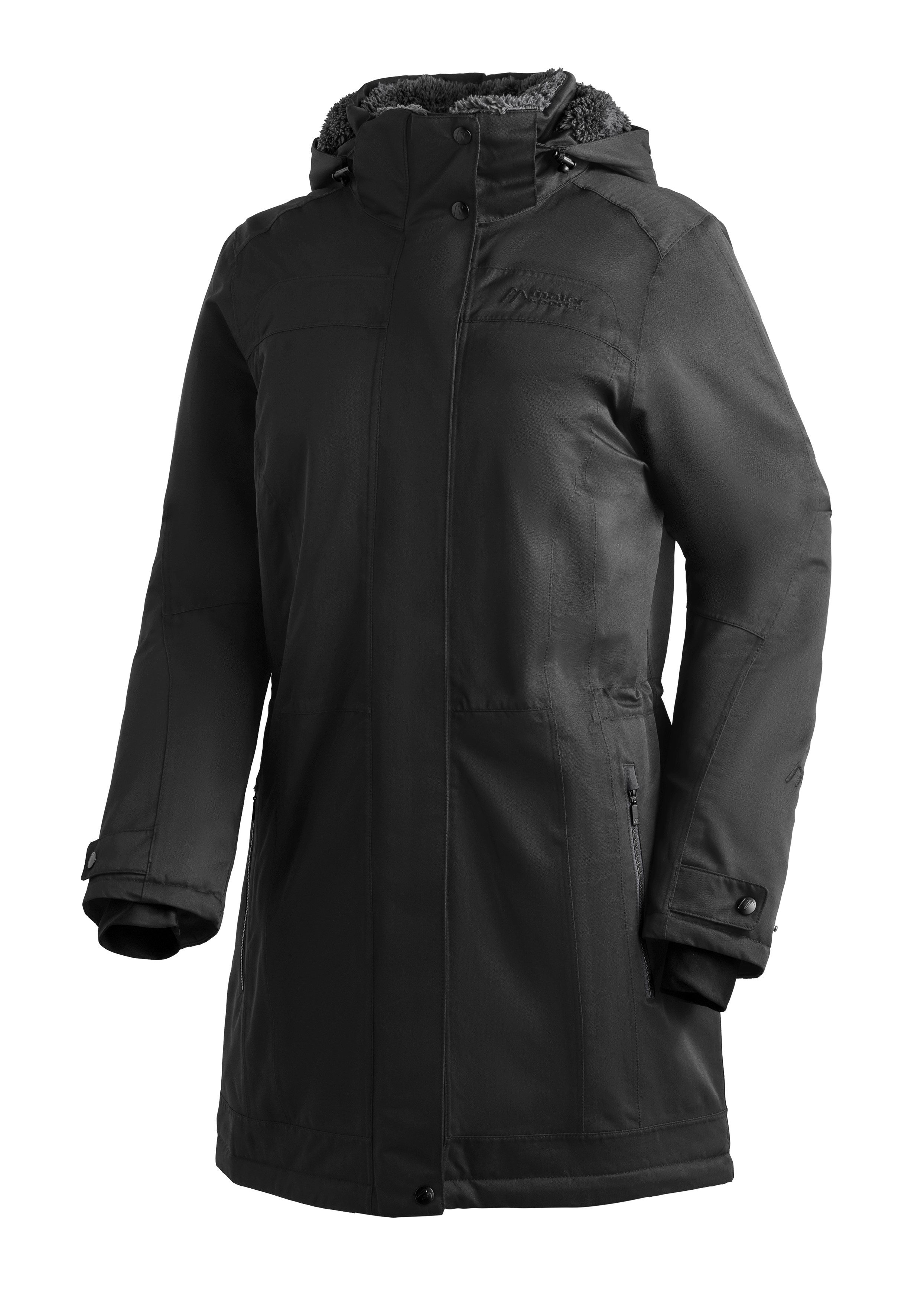 Maier Sports Funktionsjacke Lisa 2.1 Damen Mantel, atmungsaktiver Wintermantel, 2 RV-Taschen, Regular Fit