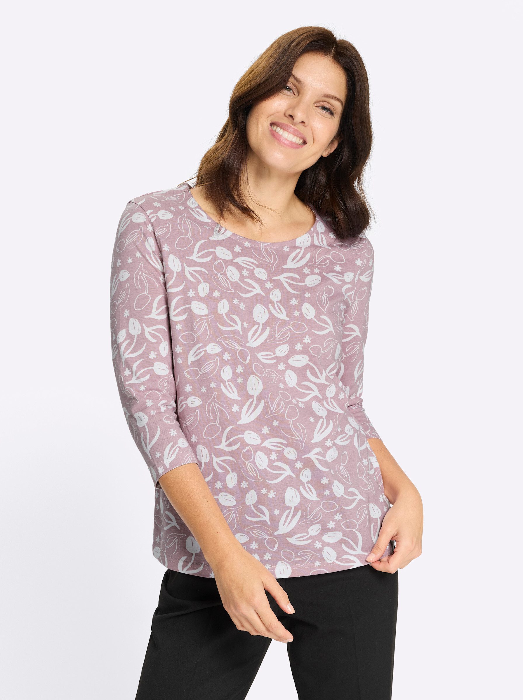 Sieh an! T-Shirt 3/4-Arm-Shirt 3/4-Arm günstig online kaufen