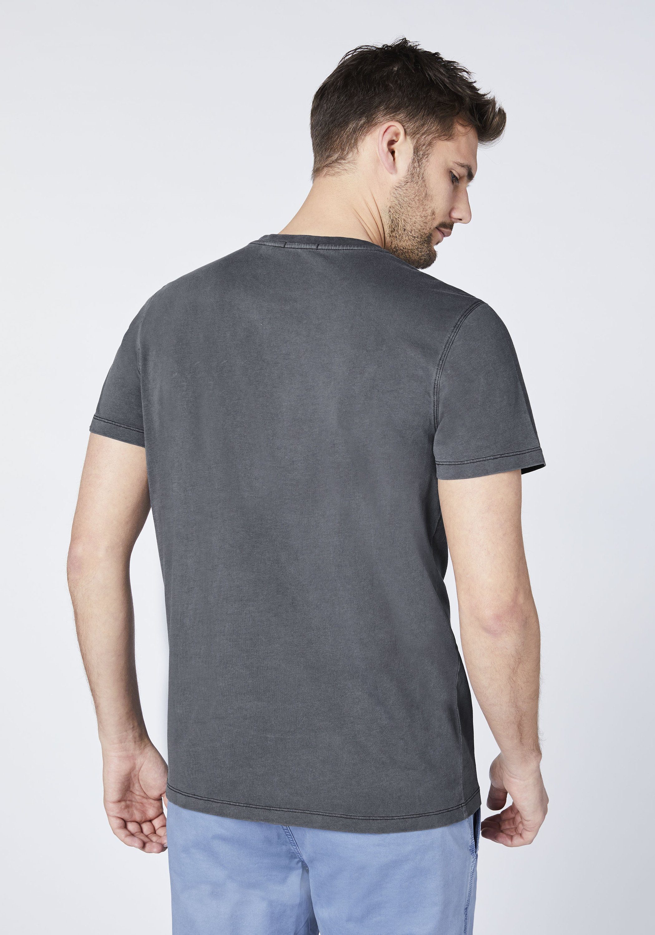 Chiemsee Print-Shirt T-Shirt aus Black Beauty 19-3911 Baumwolle 1