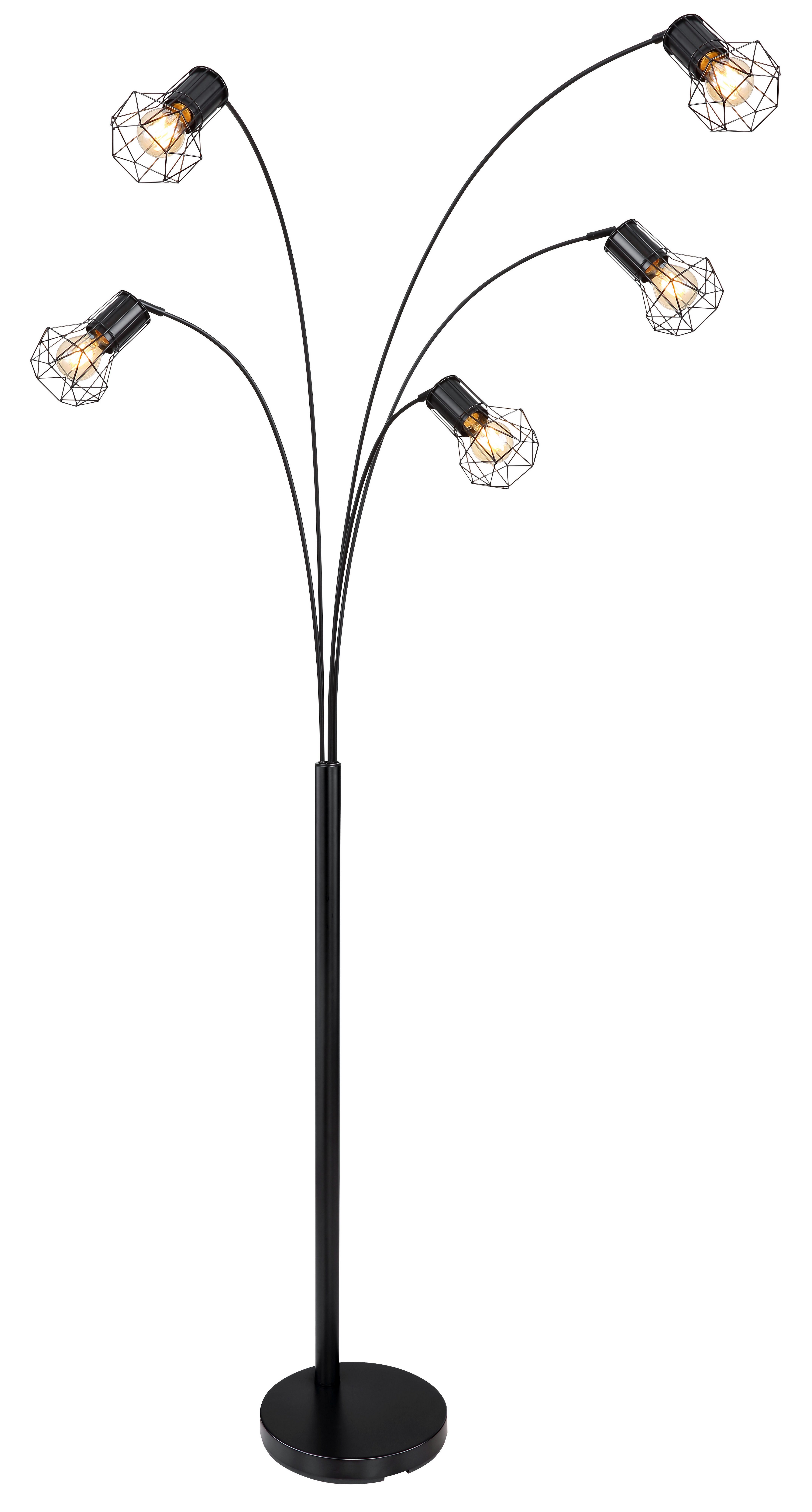 GLOBO LIGHTING Stehlampe PRISKA, ohne Leuchtmittel, Stehlampe Wohnzimmer Schlafzimmer Flur Design-Leuchte