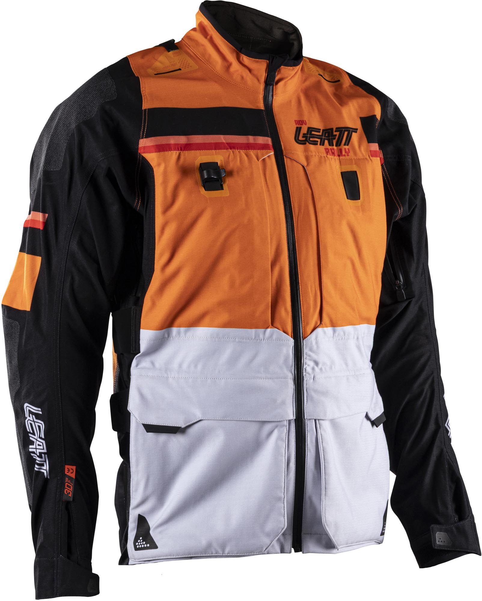 Leatt Motorradjacke ADV Rally 7.5 HydraDri wasserdichte Motorrad Textiljacke Rückenprotektor enthalten,Brustprotektor vorbereitet,Ellenbogenpr