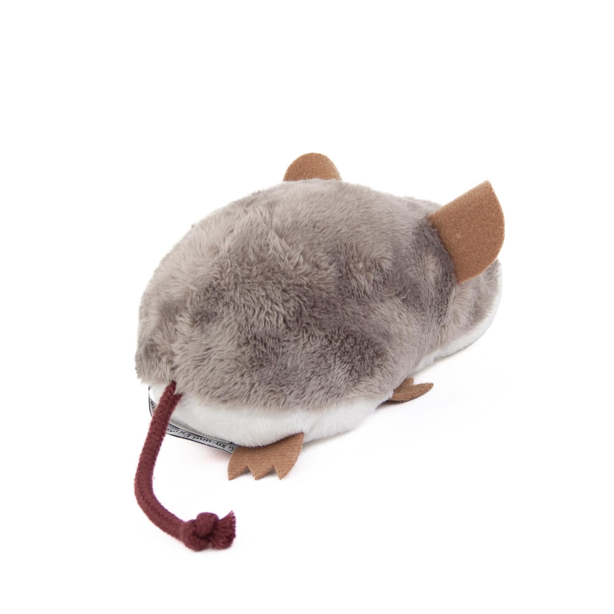 Teddys Rothenburg Kuscheltier Maus hellgrau 15 cm Plüschmaus (Stoffmaus Plüschmaus, Plüschtiere Mäuse Stofftiere)