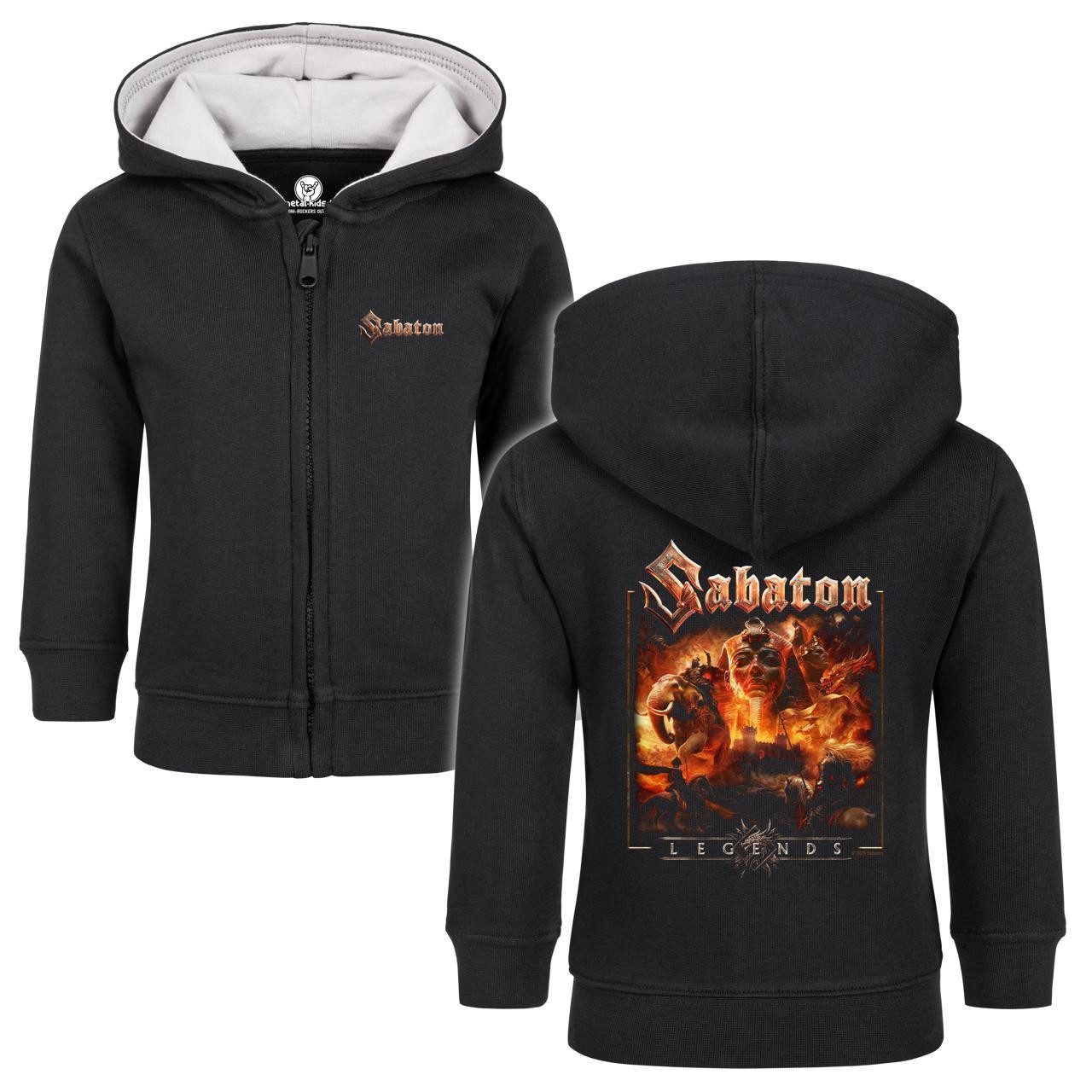 Kapuzensweatjacke mit Sabaton (Legends) Aufdruck für Babys (0–24 M)