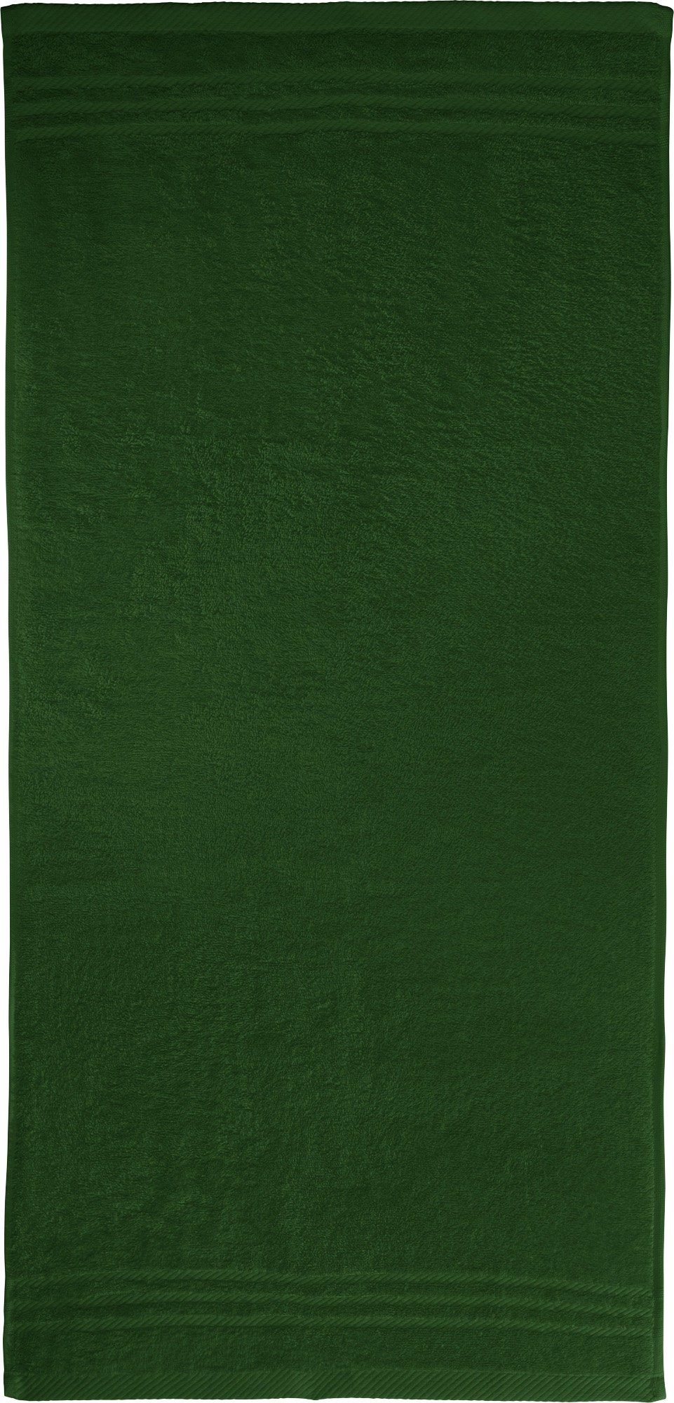 REDBEST Handtuch Handtuch, Walk-Frottier Frottier Uni (1-St), dunkelgrün