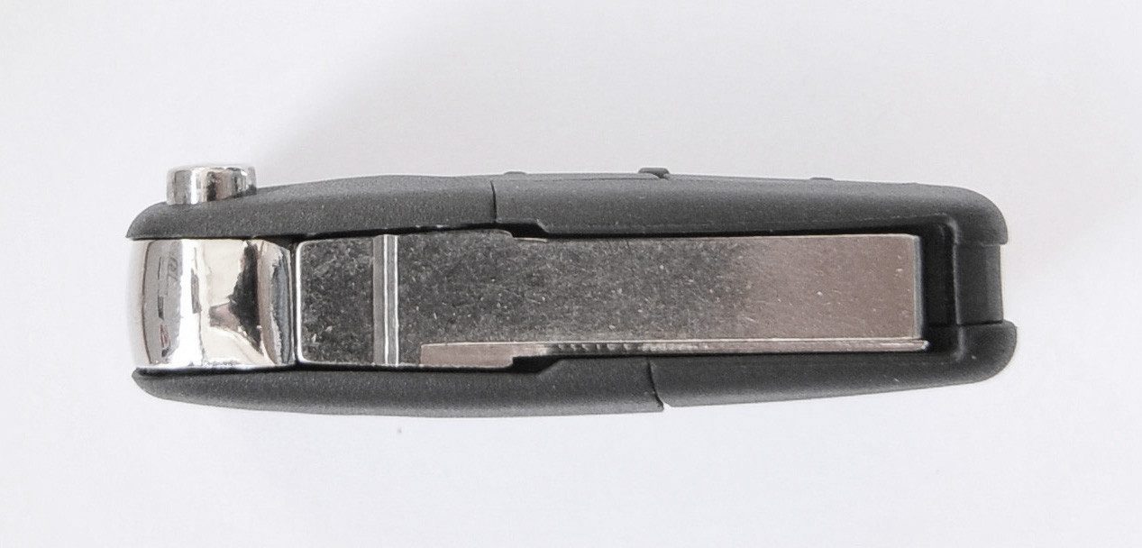 mt-key Auto Klapp Schlüssel Reparatur Gehäuse 2 Tasten + 2x passende CR1620 Knopfzelle, CR1620 (3,6 V), für
