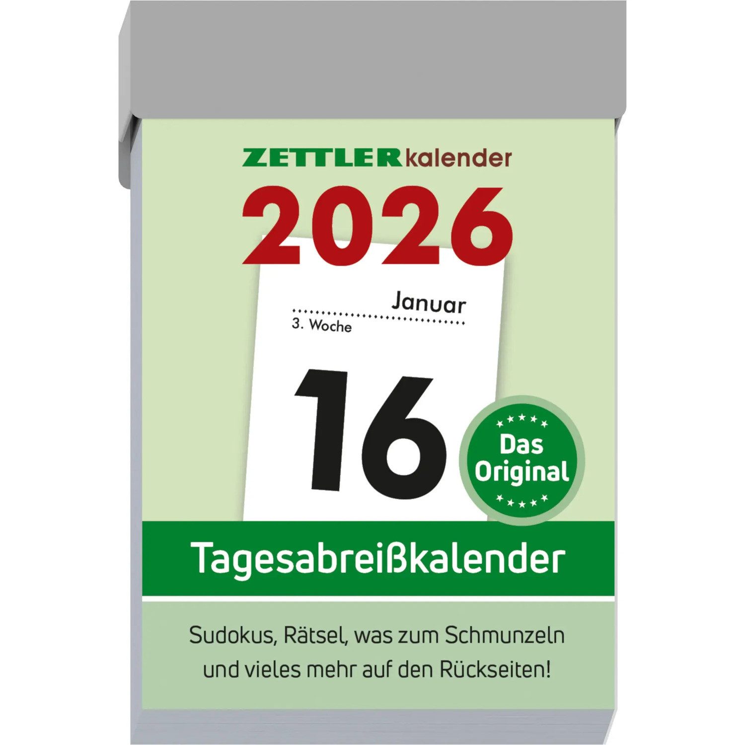 NEUMANN Abreißkalender Tagesabreißkalender S 2026 - 4,1x5,9 cm - 1 Tag auf 1 Seite - mit...