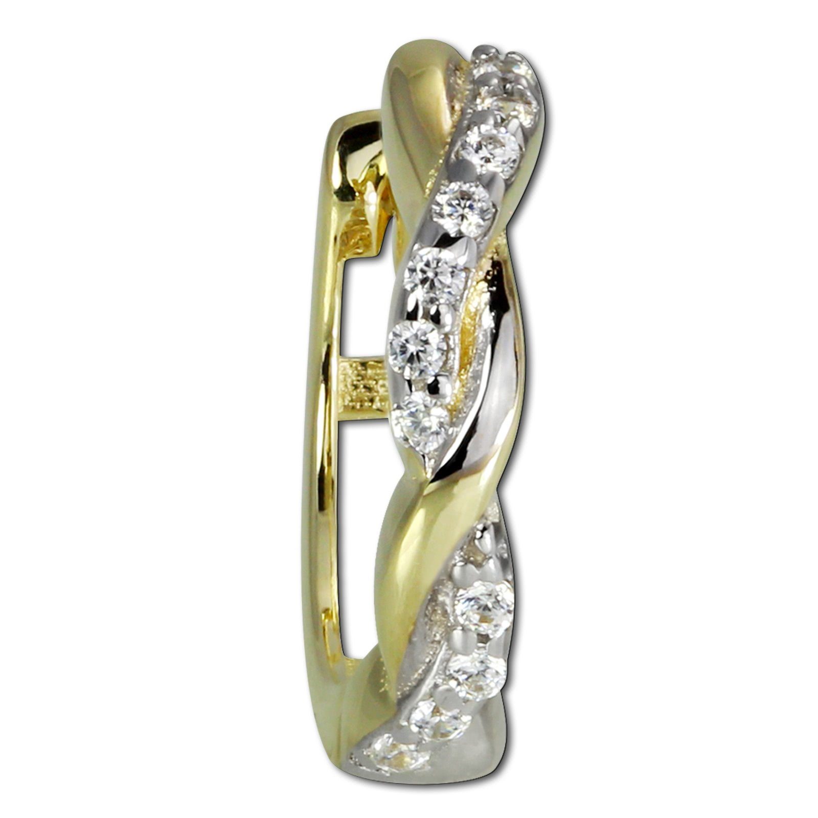 GoldDream Paar Creolen GoldDream Gold Ohrring Creolen 12mm Ranke (Creolen), günstig online kaufen