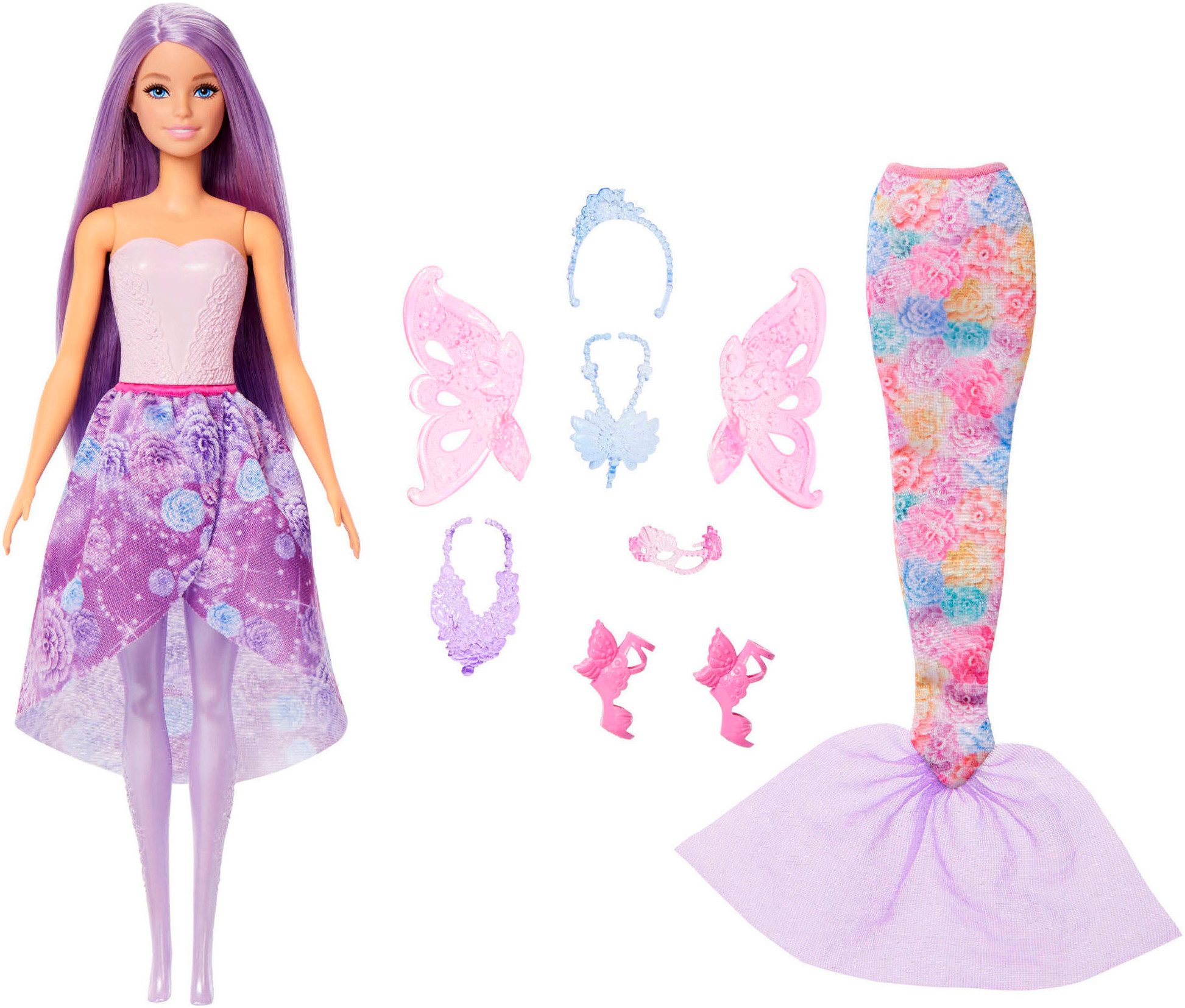Barbie Anziehpuppe 3-in-1 Fantasy Puppe