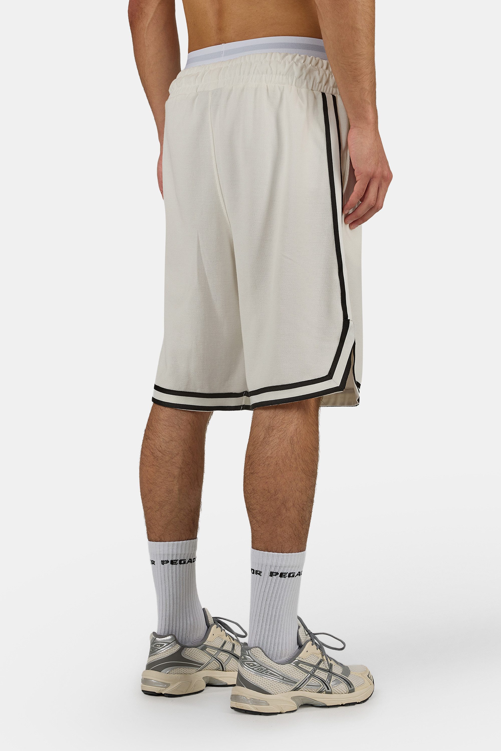PEGADOR Sweatshorts Signar Pique Basketball Shorts Baumwolle, regular fit
