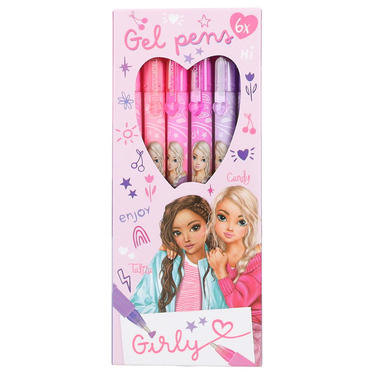 Depesche Filzstift DEPESCHE TOPModel Gelstifte Girly 6 Stück