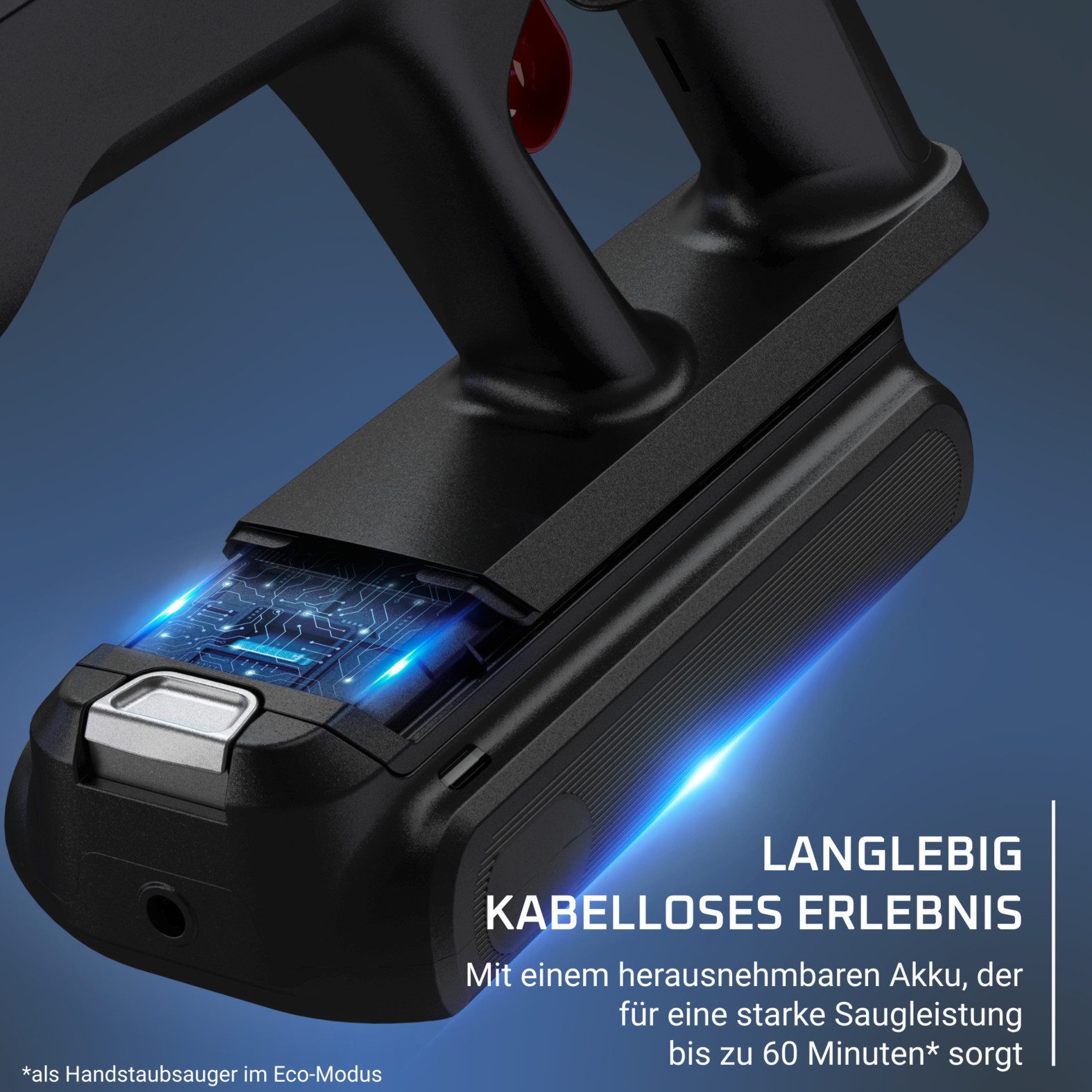 Rowenta Nass-Trocken-Akkusauger X-Force Flex 12.60 Neo, 150 Air Watt, motorisierte Düse, LED-Saugkopf, 380 W, beutellos, besonders leichtes Design, automatische – Bild 5 von 5
