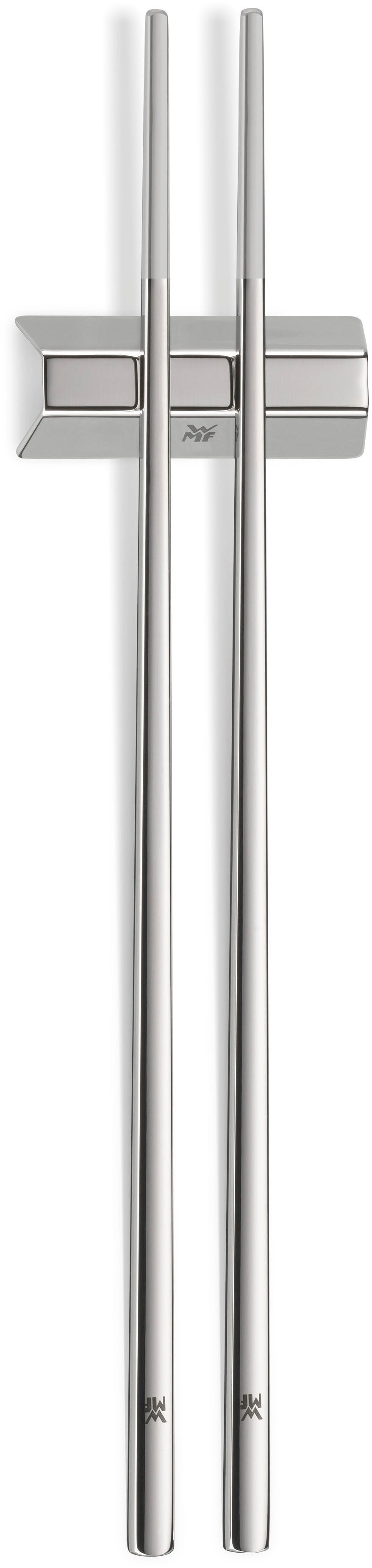 WMF Essstäbchen Nuova, wiederverwendbare Essstäbchen, inkl. 2 Bänkchen, spülmaschinenfest