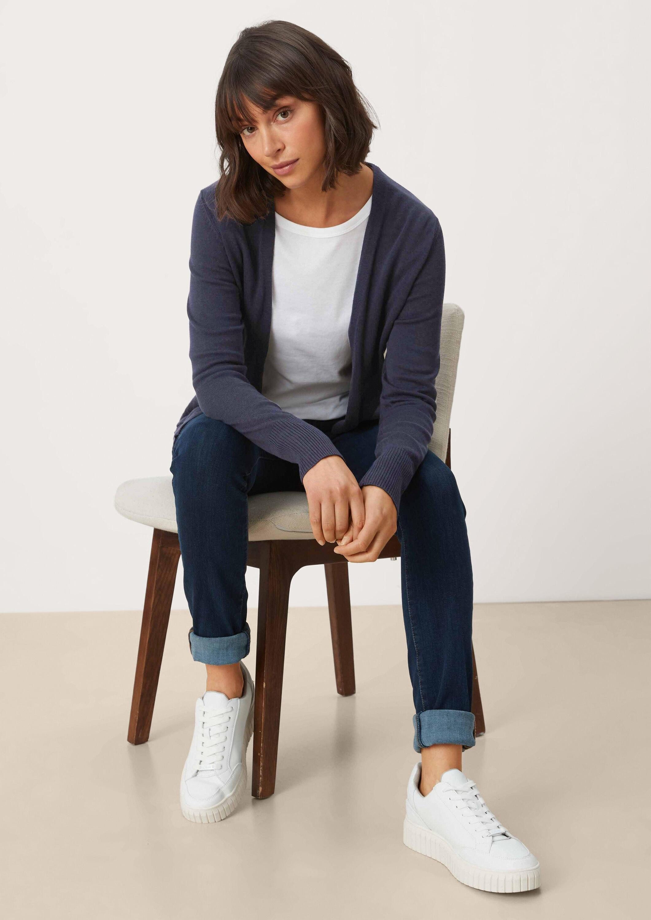 s.Oliver Cardigan Strickjacke Strickjacke aus Viskosemix günstig online kaufen