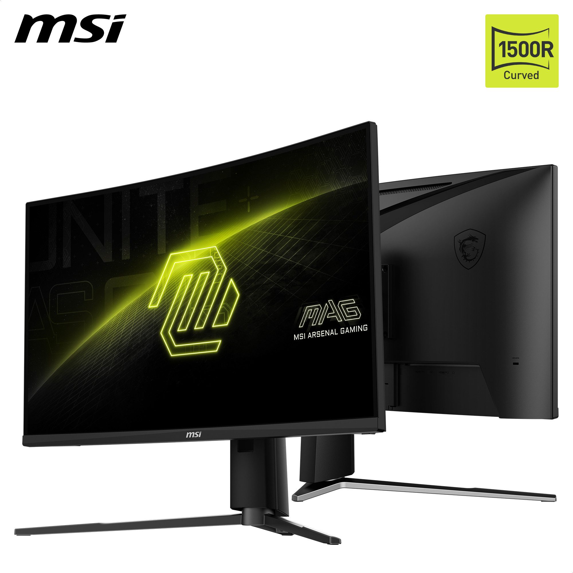 MSI MAG 276CPXF Curved-Gaming-Monitor (69 cm/27 ", 1920 x 1080 px, Full HD, 0,5 ms Reaktionszeit, 280 Hz, LED, 5-Wege Joystick Navigation)