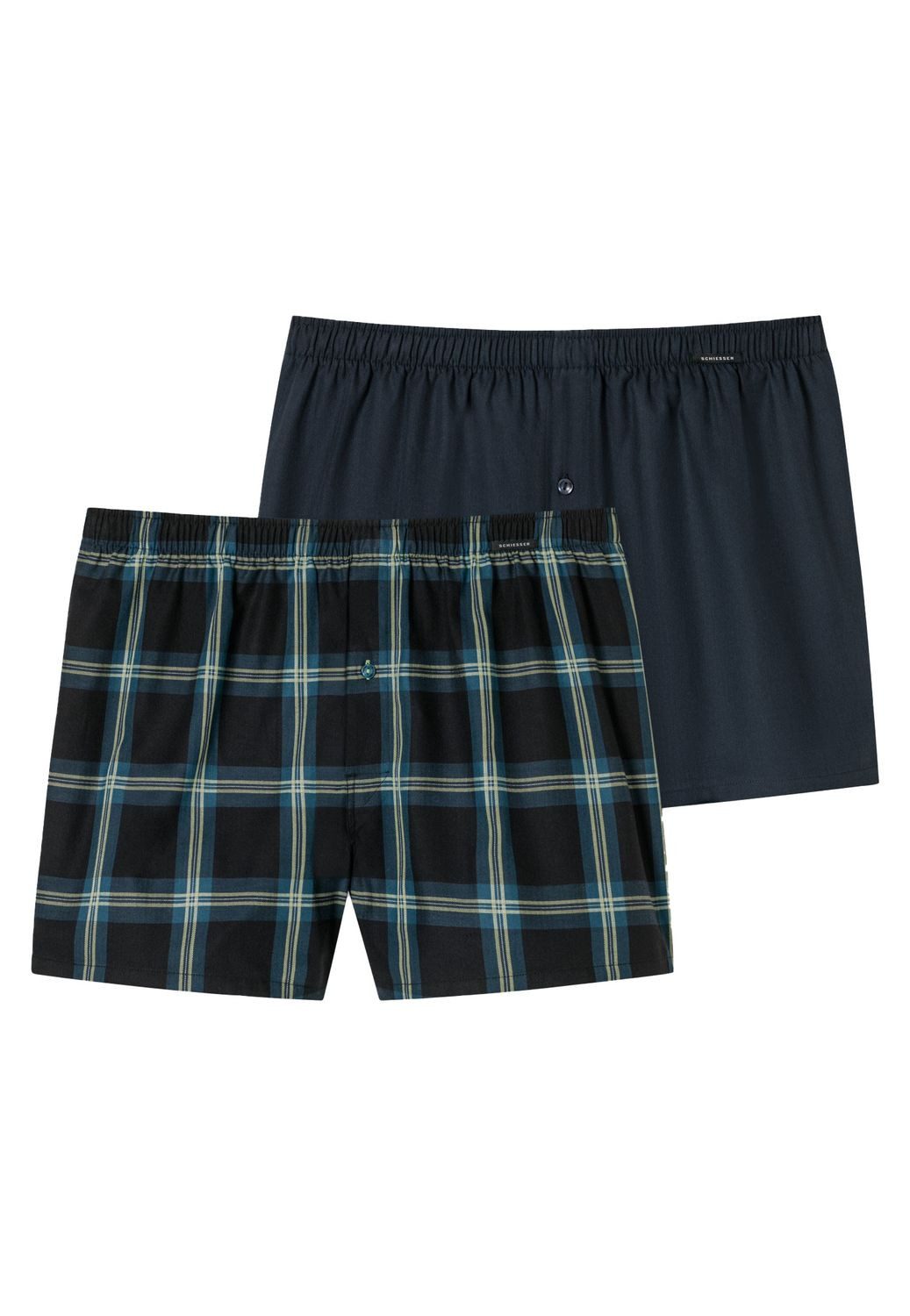 Schiesser Boxershorts Boxershorts Multipacks (2-St) Webboxer günstig online kaufen