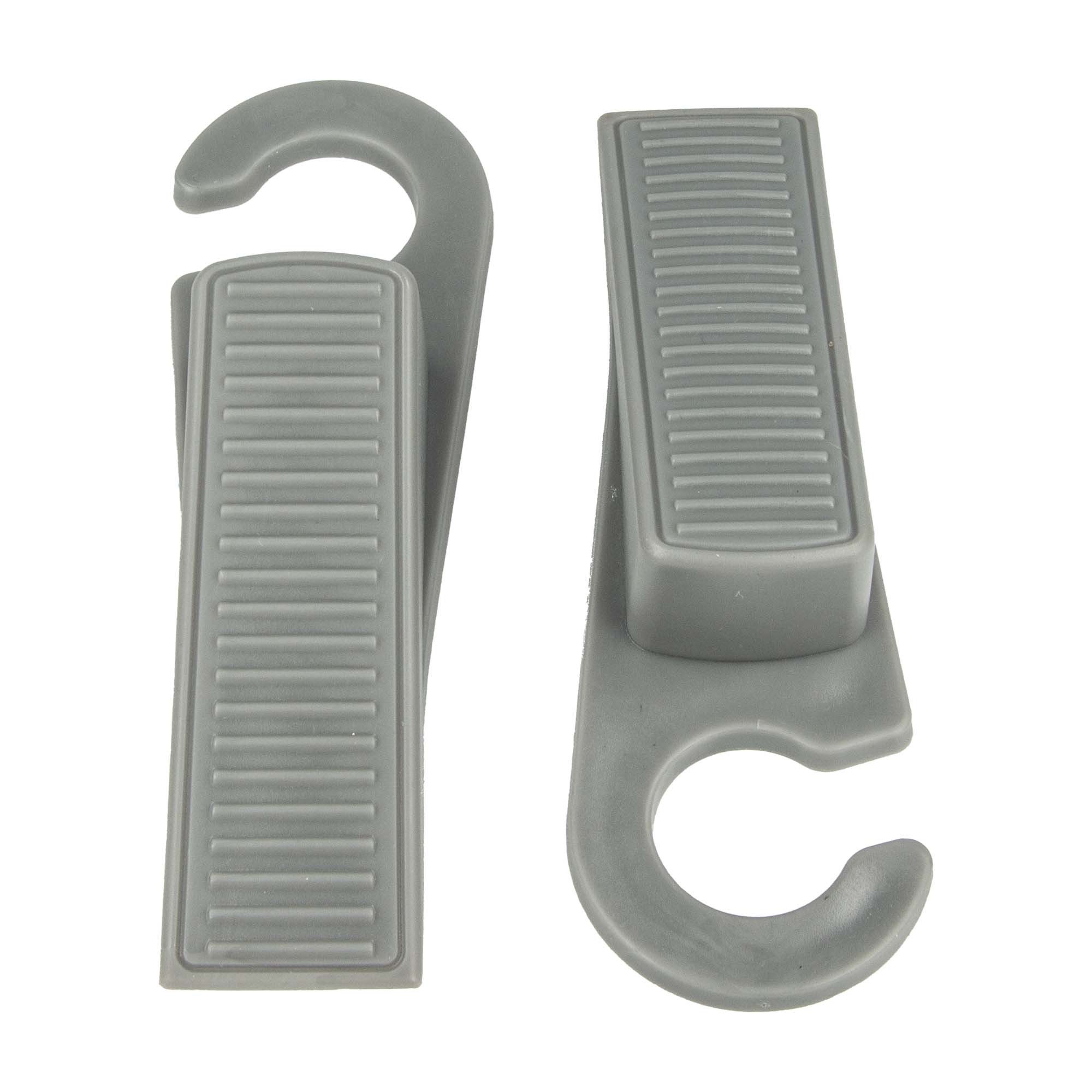 Türstopper Türstopper 2 Stück, Keilform 30 x 120 mm, Hartkunststoff, grau