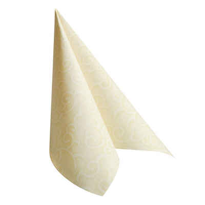 PAPSTAR Papierserviette, Servietten 40x40cm Royal Collection, 50 Stück champagner