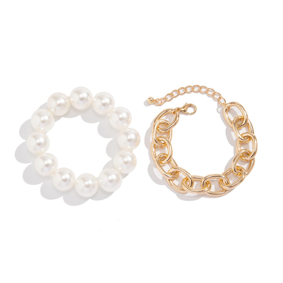 KARMA Armband Set Armbandset Gold Weiß günstig online kaufen