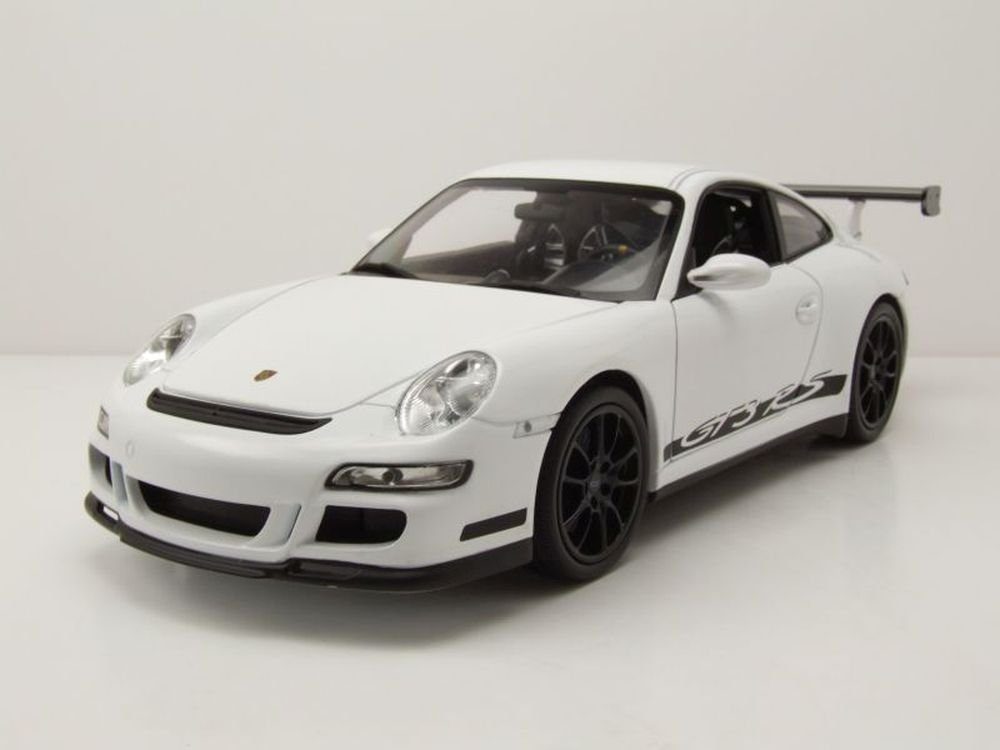 Welly Modellauto Porsche 911 (997) GT3 RS 2007 weiß Modellauto 1:18 Welly, Maßstab 1:18