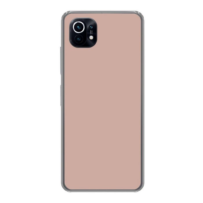 MuchoWow Handyhülle Rosa - Palette - Einfarbig - Einfarbig rosa Phone Case Handyhülle Xiaomi Mi 11 Silikon Schutzhülle