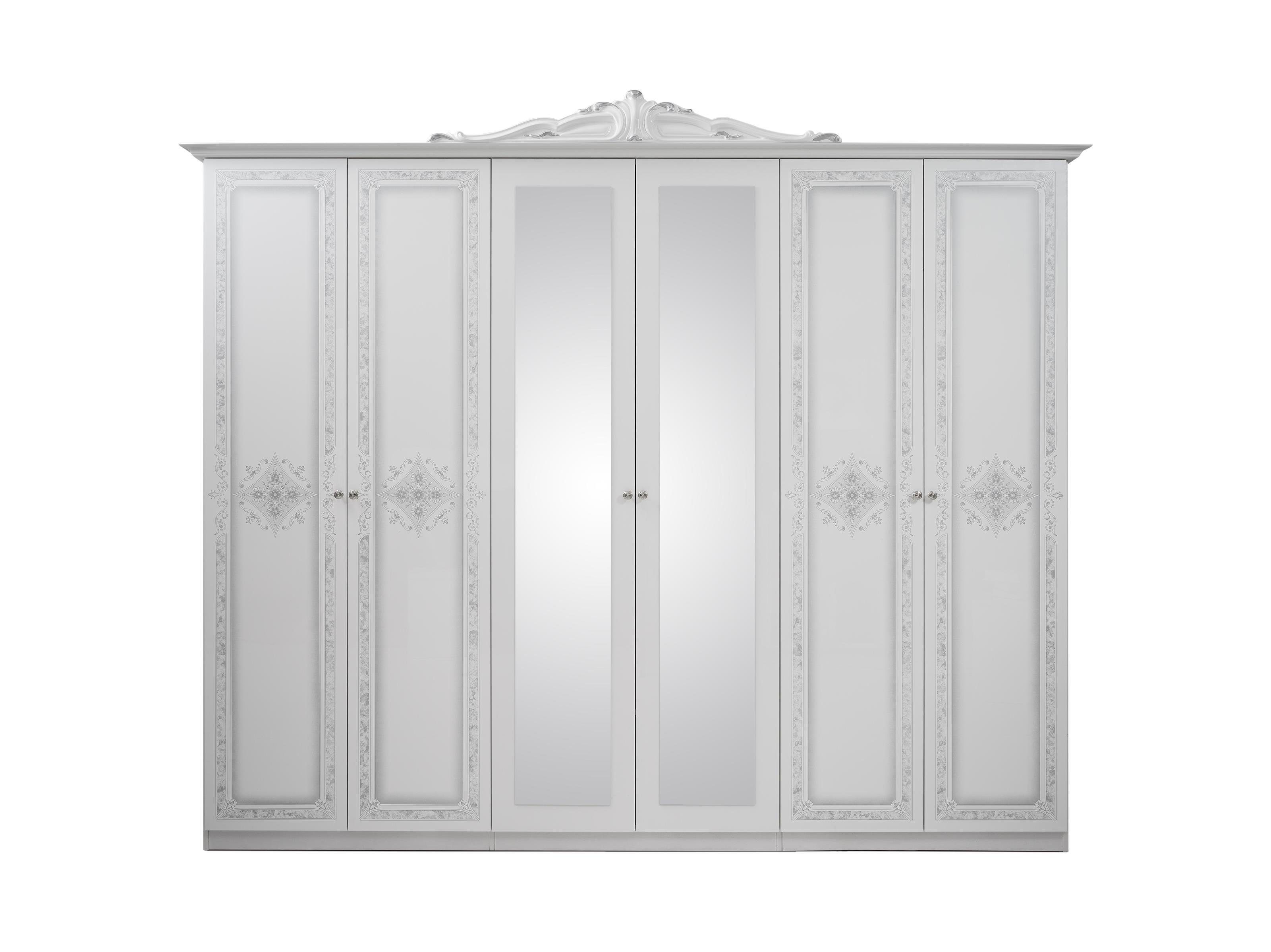 möbelando Kleiderschrank Langston 261 x 227 x 57 cm (B/H/T)